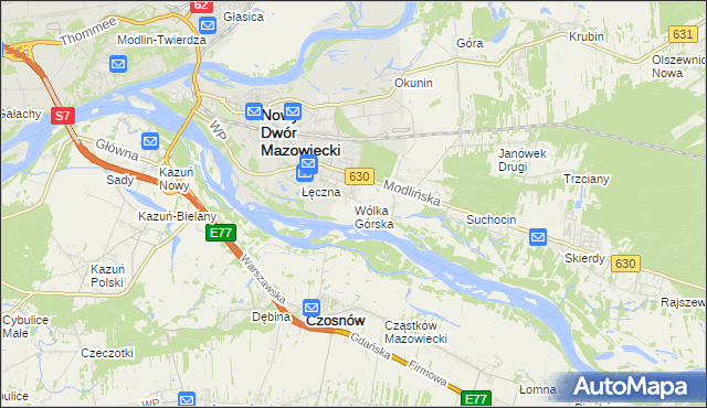 mapa Wólka Górska, Wólka Górska na mapie Targeo