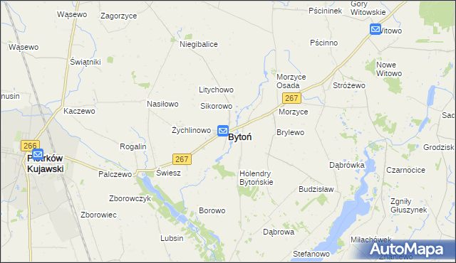 mapa Bytoń, Bytoń na mapie Targeo