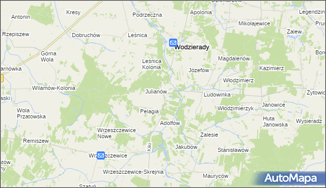 mapa Chorzeszów, Chorzeszów na mapie Targeo