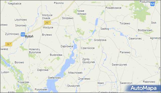 mapa Czarnocice, Czarnocice na mapie Targeo