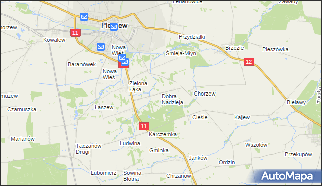 mapa Dobra Nadzieja, Dobra Nadzieja na mapie Targeo