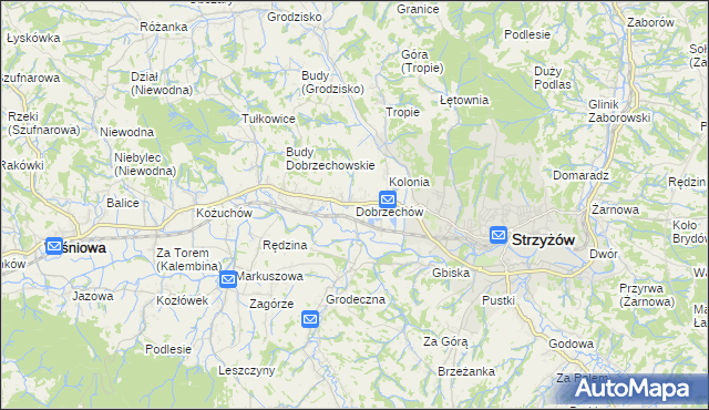 mapa Dobrzechów, Dobrzechów na mapie Targeo