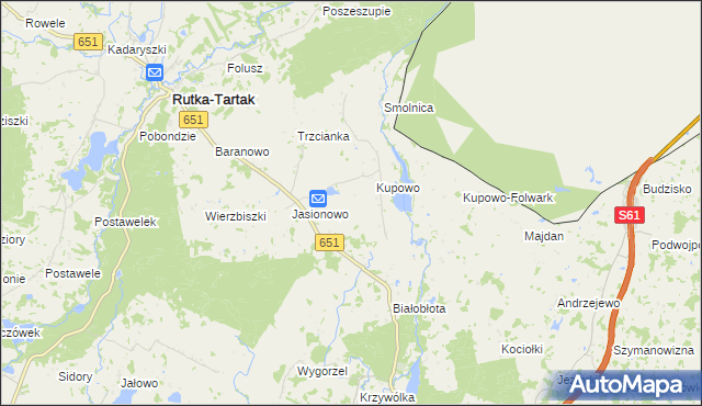 mapa Ignatowizna, Ignatowizna na mapie Targeo