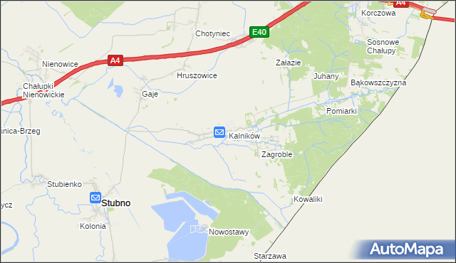 mapa Kalników, Kalników na mapie Targeo