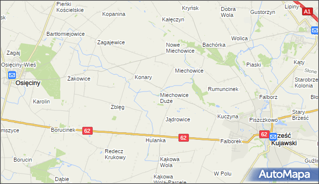 mapa Miechowice Duże, Miechowice Duże na mapie Targeo