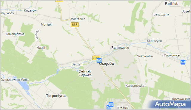 mapa Mikuszewskie, Mikuszewskie na mapie Targeo