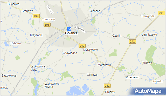 mapa Morakówko, Morakówko na mapie Targeo