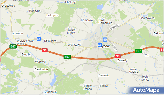 mapa Nowy Dwór gmina Syców, Nowy Dwór gmina Syców na mapie Targeo