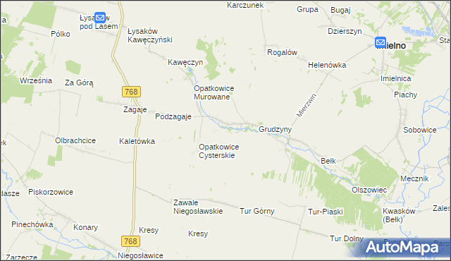 mapa Opatkowice Pojałowskie, Opatkowice Pojałowskie na mapie Targeo