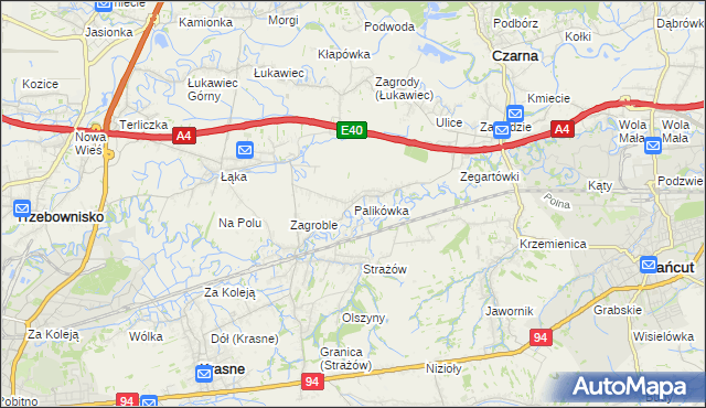 mapa Palikówka, Palikówka na mapie Targeo