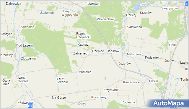 mapa Przełaj, Przełaj na mapie Targeo