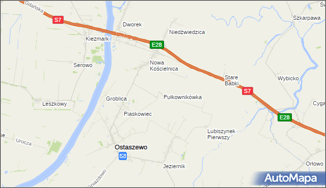 mapa Pułkownikówka, Pułkownikówka na mapie Targeo