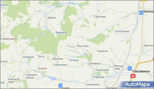 mapa Rzymiany, Rzymiany na mapie Targeo