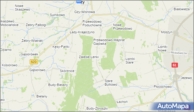 mapa Sisice, Sisice na mapie Targeo