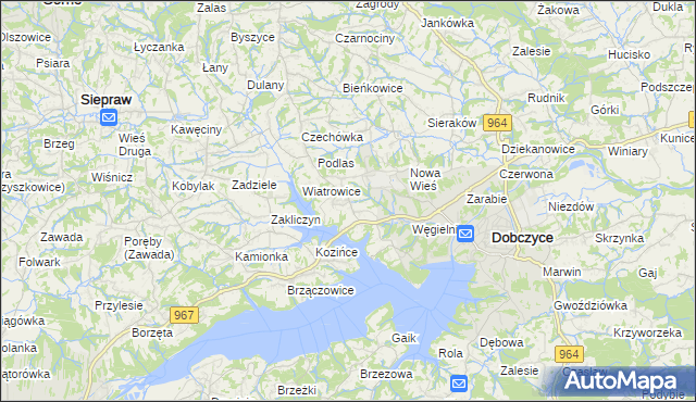 mapa Stojowice, Stojowice na mapie Targeo