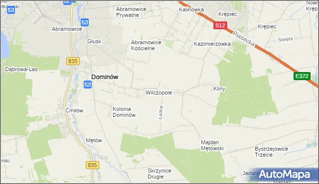 mapa Wilczopole-Kolonia, Wilczopole-Kolonia na mapie Targeo