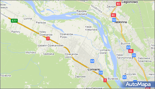 mapa Kiełpin Poduchowny, Kiełpin Poduchowny na mapie Targeo