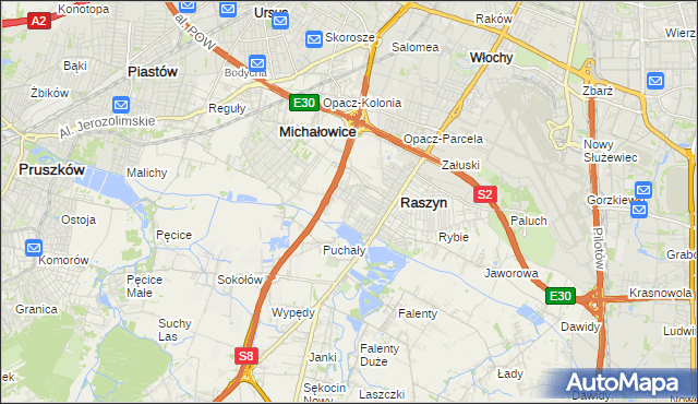 mapa Nowe Grocholice, Nowe Grocholice na mapie Targeo