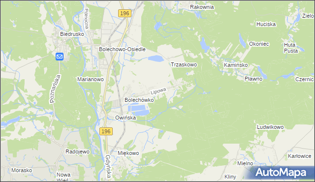 mapa Potasze, Potasze na mapie Targeo