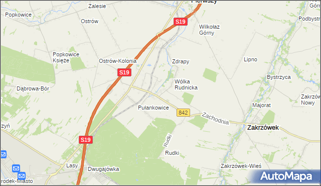 mapa Rudnik Szlachecki, Rudnik Szlachecki na mapie Targeo