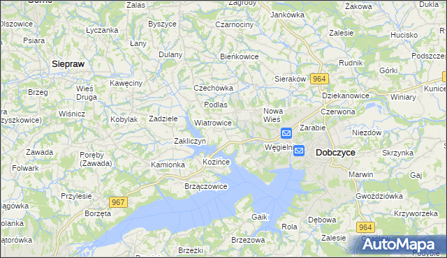 mapa Stojowice, Stojowice na mapie Targeo