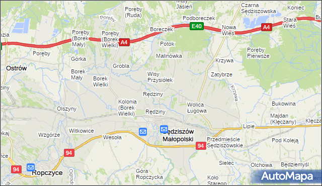 mapa Wolica Piaskowa, Wolica Piaskowa na mapie Targeo