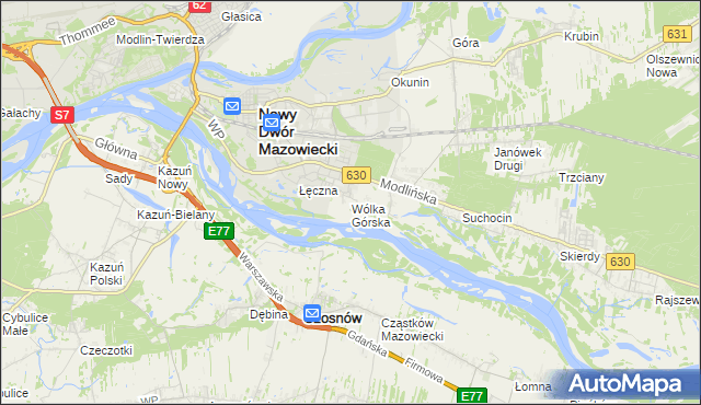 mapa Wólka Górska, Wólka Górska na mapie Targeo