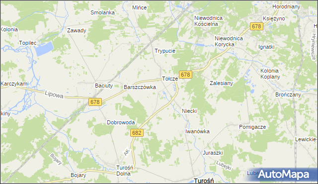 mapa Markowszczyzna, Markowszczyzna na mapie Targeo