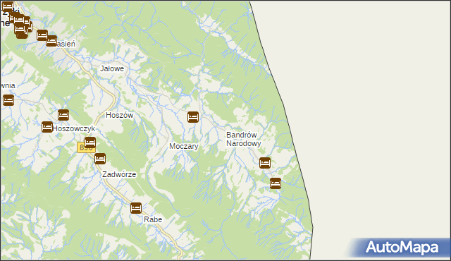 mapa Bandrów Narodowy, Bandrów Narodowy na mapie Targeo