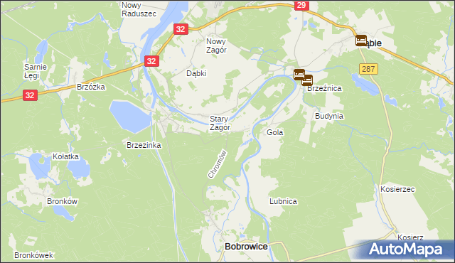 mapa Chromów, Chromów na mapie Targeo