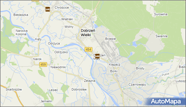 mapa Dobrzeń Mały, Dobrzeń Mały na mapie Targeo