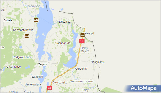 mapa Hołny Mejera, Hołny Mejera na mapie Targeo