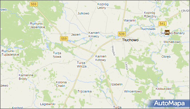 mapa Kamień Kotowy, Kamień Kotowy na mapie Targeo