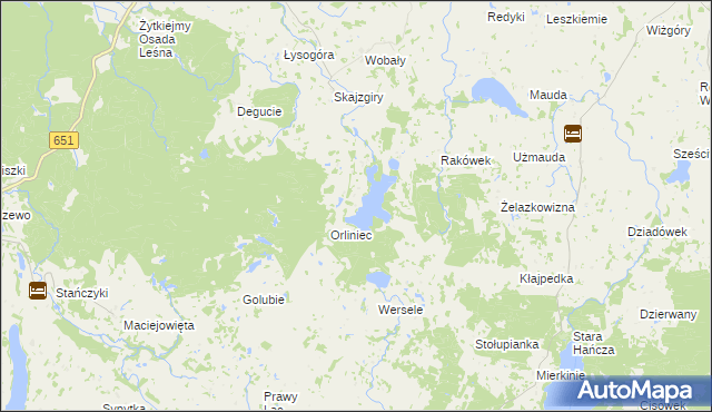 mapa Pobłędzie, Pobłędzie na mapie Targeo