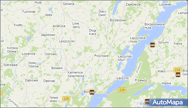 mapa Przyrowie, Przyrowie na mapie Targeo