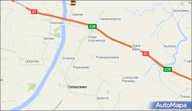 mapa Pułkownikówka, Pułkownikówka na mapie Targeo