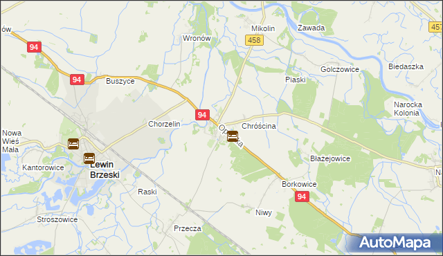 mapa Skorogoszcz, Skorogoszcz na mapie Targeo