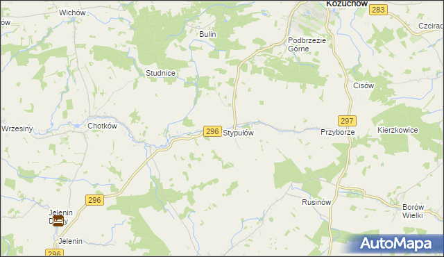 mapa Stypułów, Stypułów na mapie Targeo