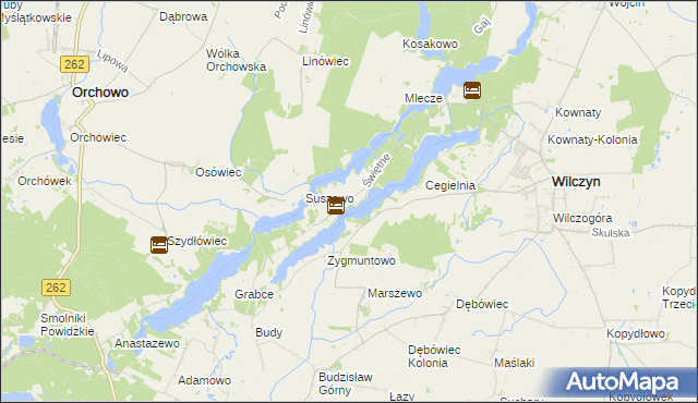 mapa Świętne, Świętne na mapie Targeo