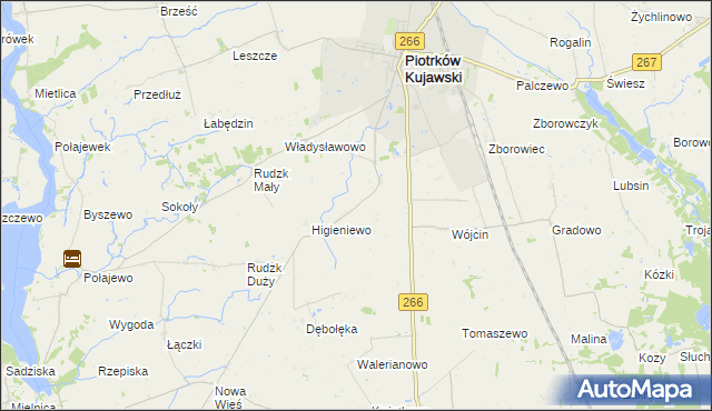 mapa Szewce gmina Piotrków Kujawski, Szewce gmina Piotrków Kujawski na mapie Targeo