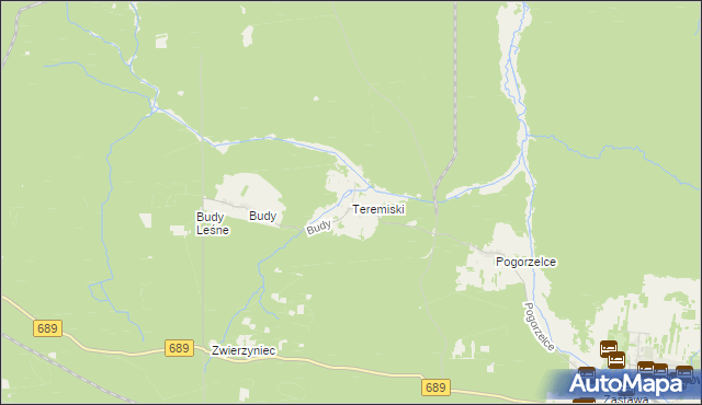 mapa Teremiski, Teremiski na mapie Targeo