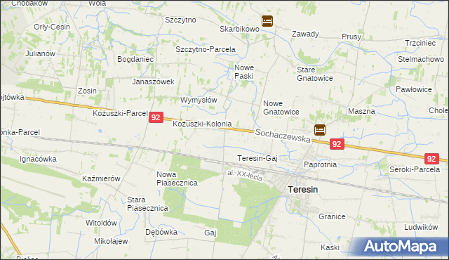 mapa Topołowa, Topołowa na mapie Targeo