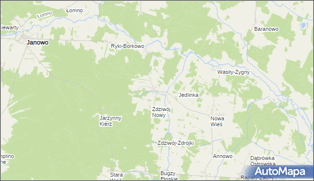 mapa Zdziwój Stary, Zdziwój Stary na mapie Targeo