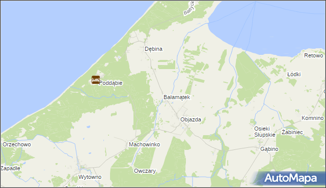 mapa Bałamątek, Bałamątek na mapie Targeo