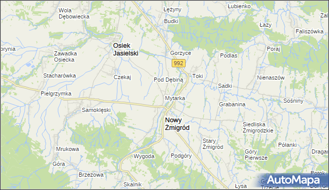 mapa Mytarka, Mytarka na mapie Targeo