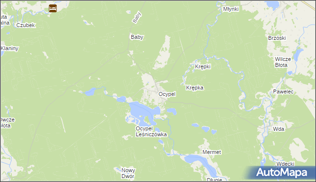 mapa Ocypel, Ocypel na mapie Targeo
