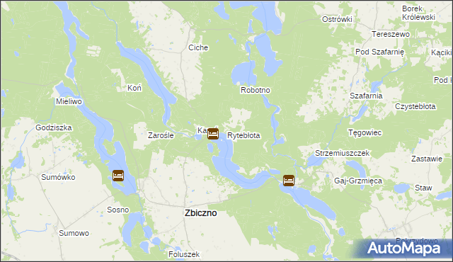 mapa Rytebłota, Rytebłota na mapie Targeo