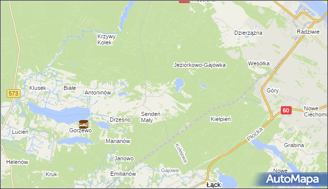 mapa Sendeń Duży, Sendeń Duży na mapie Targeo