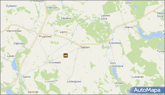 mapa Stębark, Stębark na mapie Targeo