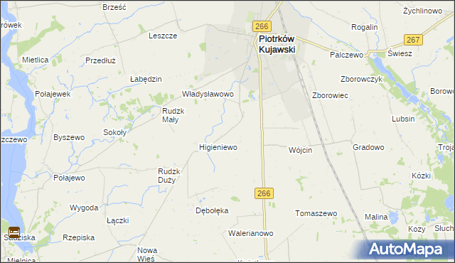 mapa Szewce gmina Piotrków Kujawski, Szewce gmina Piotrków Kujawski na mapie Targeo